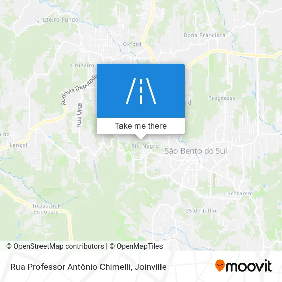 Rua Professor Antônio Chimelli map