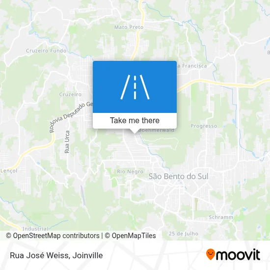 Rua José Weiss map