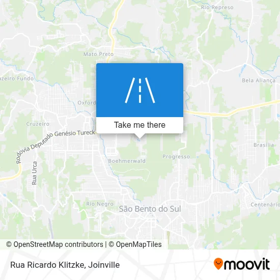 Rua Ricardo Klitzke map