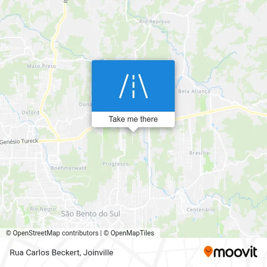 Rua Carlos Beckert map