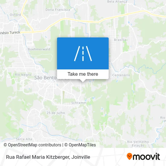 Rua Rafael Maria Kitzberger map