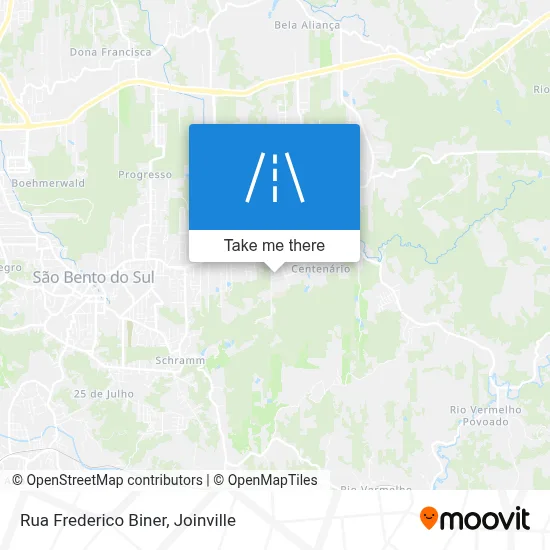 Rua Frederico Biner map