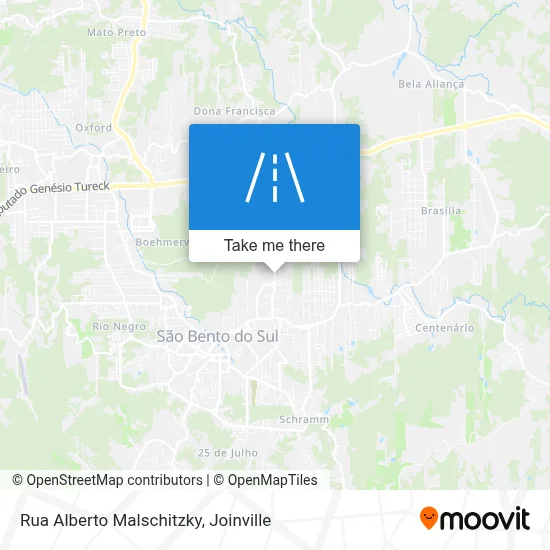 Rua Alberto Malschitzky map