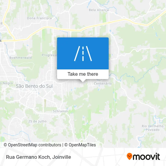 Rua Germano Koch map