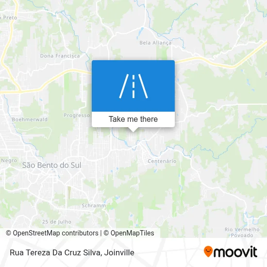 Rua Tereza Da Cruz Silva map