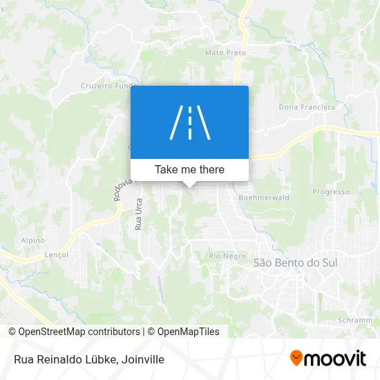 Rua Reinaldo Lübke map