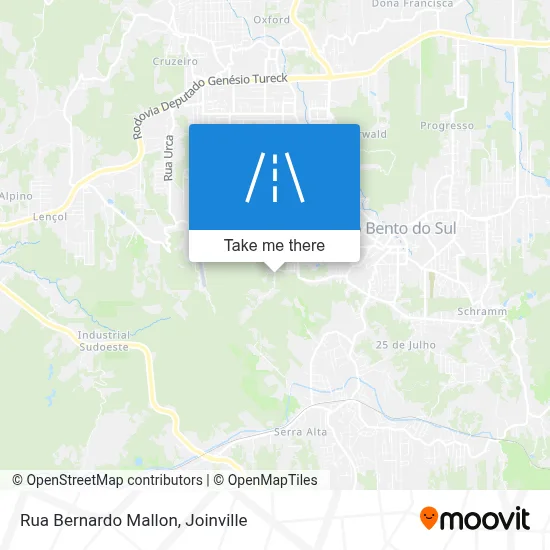 Rua Bernardo Mallon map