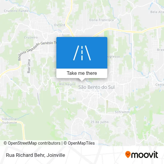 Rua Richard Behr map