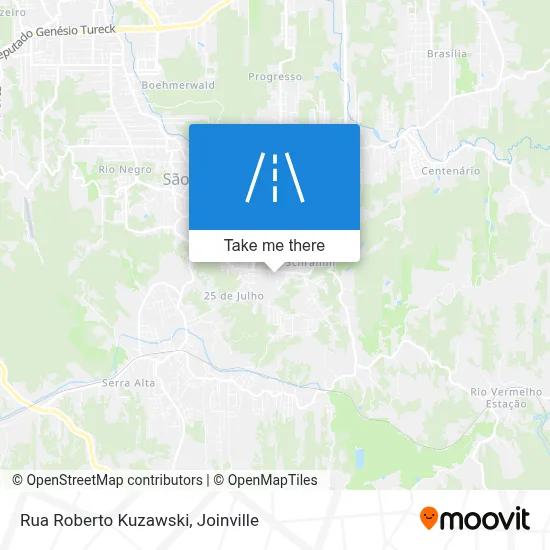 Rua Roberto Kuzawski map