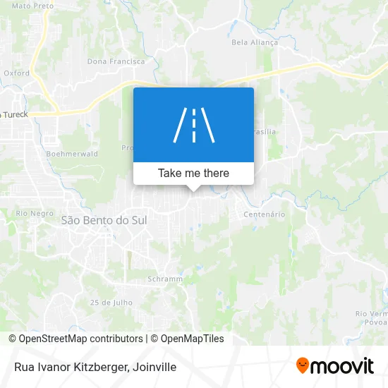 Rua Ivanor Kitzberger map