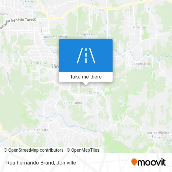 Rua Fernando Brand map