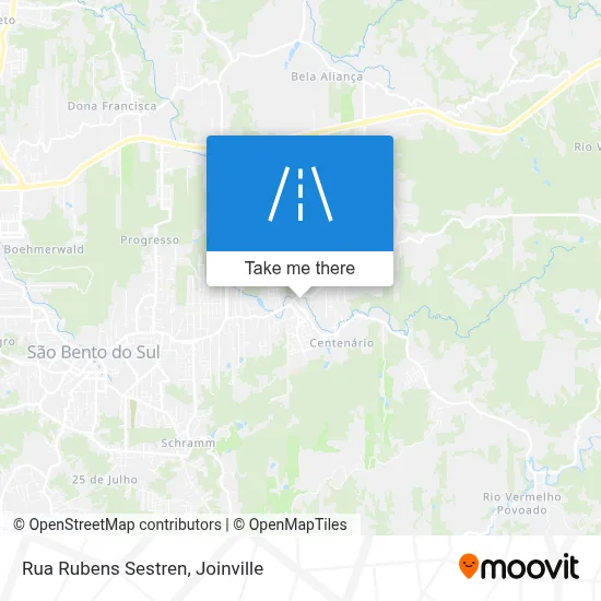 Rua Rubens Sestren map