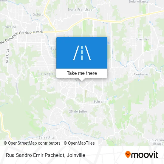 Rua Sandro Emir Pscheidt map