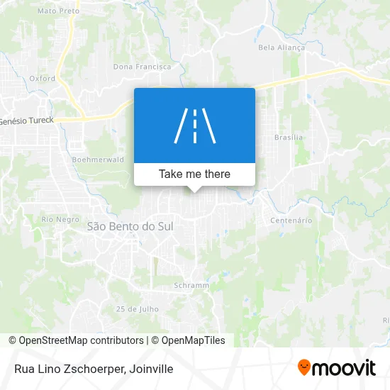 Rua Lino Zschoerper map