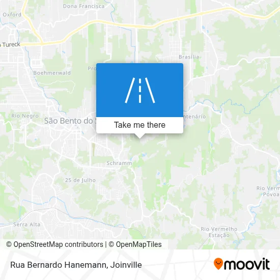Rua Bernardo Hanemann map