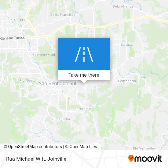 Rua Michael Witt map