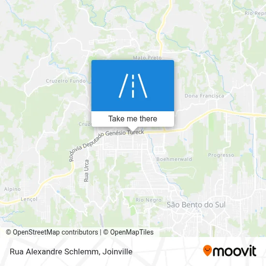 Rua Alexandre Schlemm map