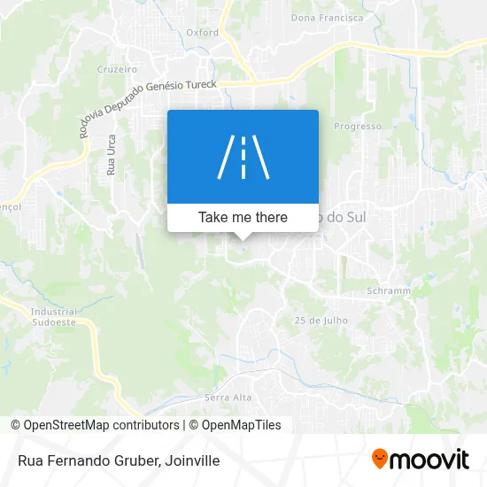 Rua Fernando Gruber map