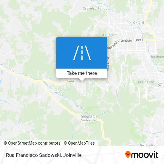 Rua Francisco Sadowski map