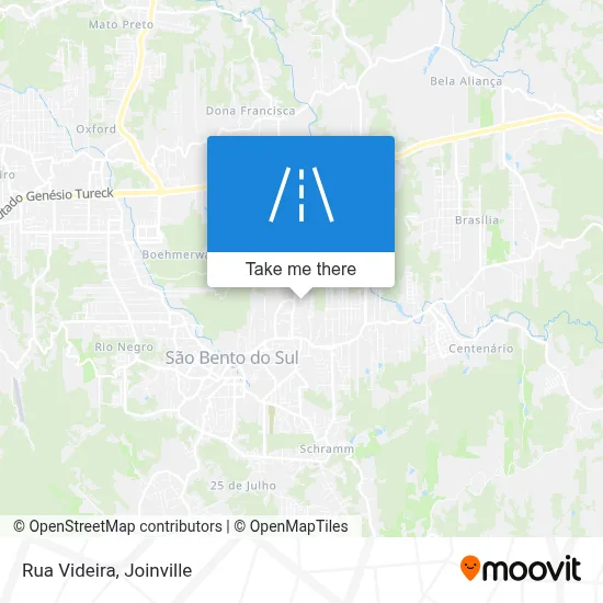 Rua Videira map