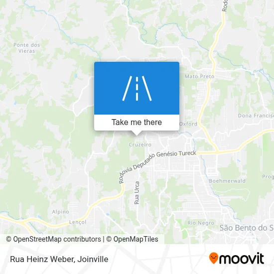 Rua Heinz Weber map