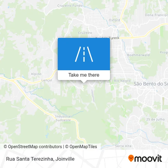 Rua Santa Terezinha map