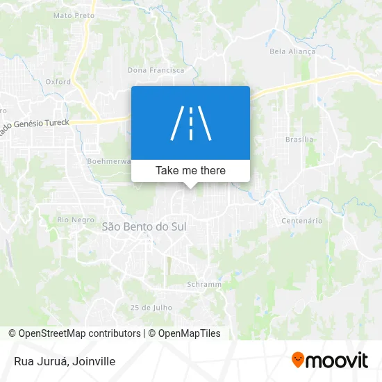 Rua Juruá map
