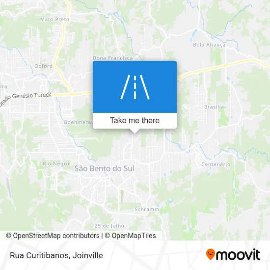 Rua Curitibanos map