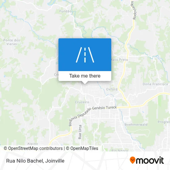 Rua Nilo Bachel map