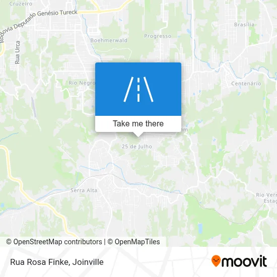 Rua Rosa Finke map