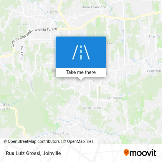 Rua Luiz Grossl map