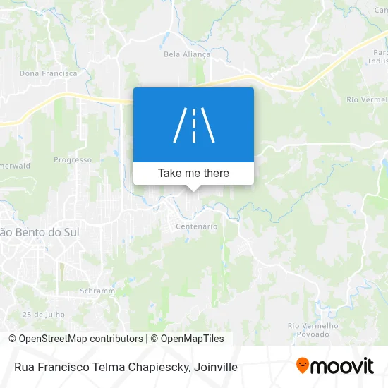 Rua Francisco Telma Chapiescky map