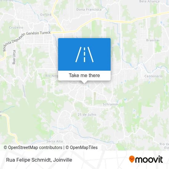 Rua Felipe Schmidt map