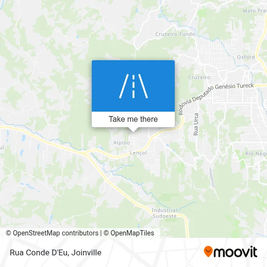 Rua Conde D'Eu map