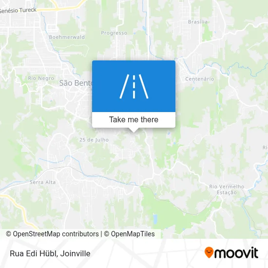 Rua Edi Hübl map