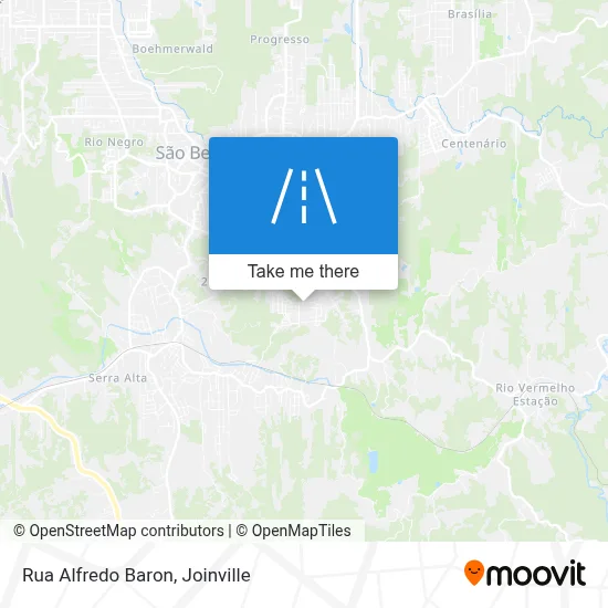 Rua Alfredo Baron map