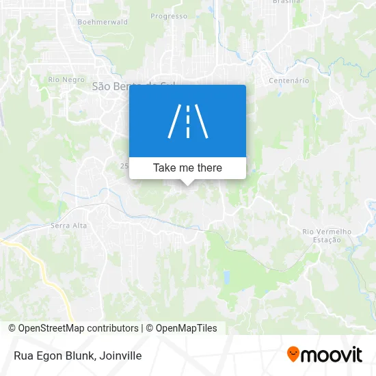 Rua Egon Blunk map