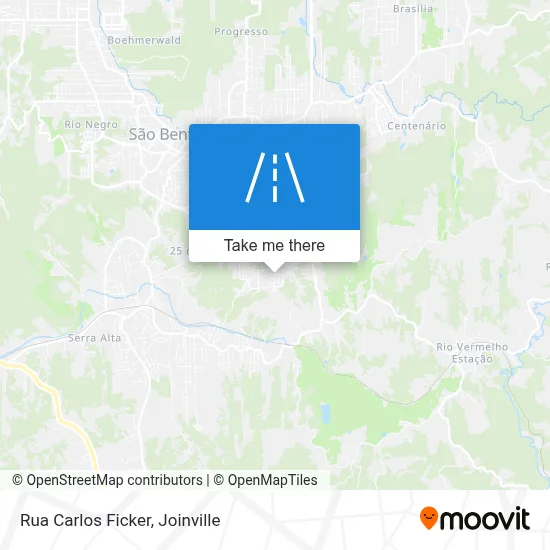 Rua Carlos Ficker map
