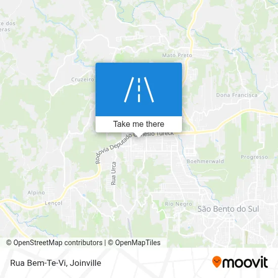 Rua Bem-Te-Vi map