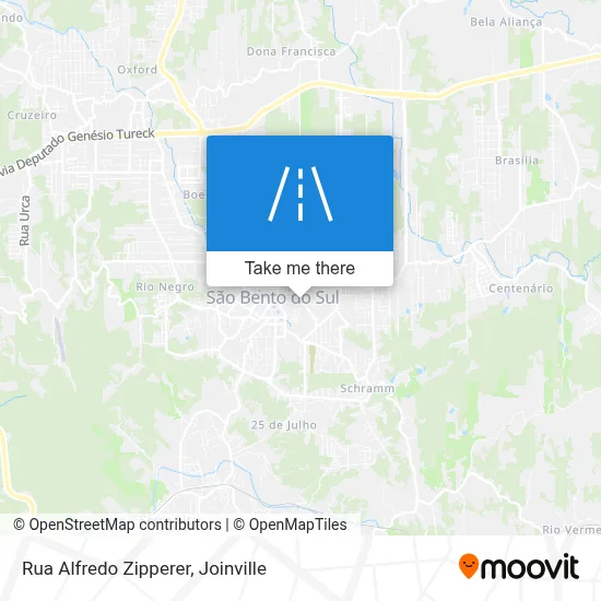 Rua Alfredo Zipperer map