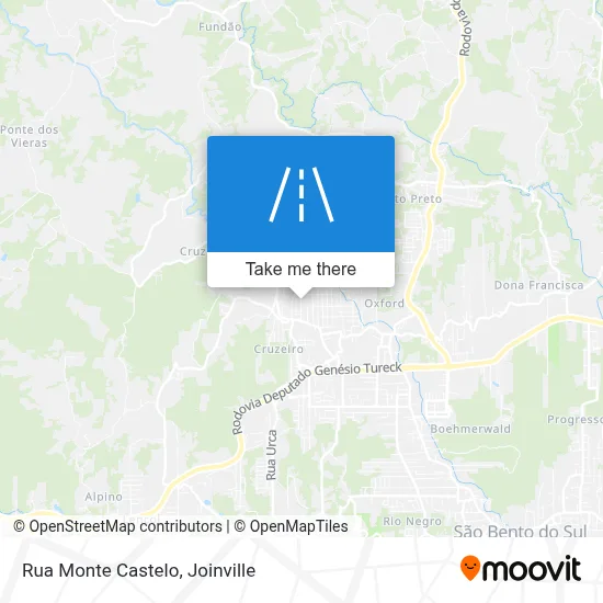 Rua Monte Castelo map