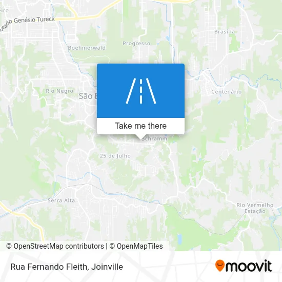 Rua Fernando Fleith map