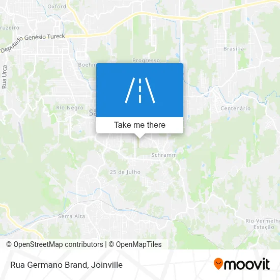 Rua Germano Brand map