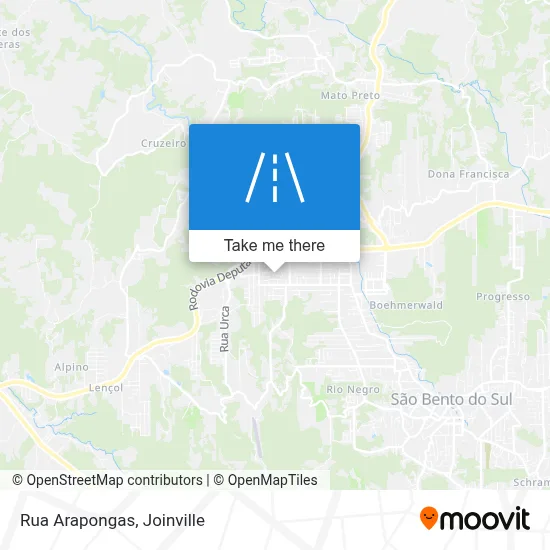 Rua Arapongas map