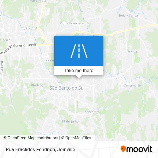 Rua Eraclides Fendrich map
