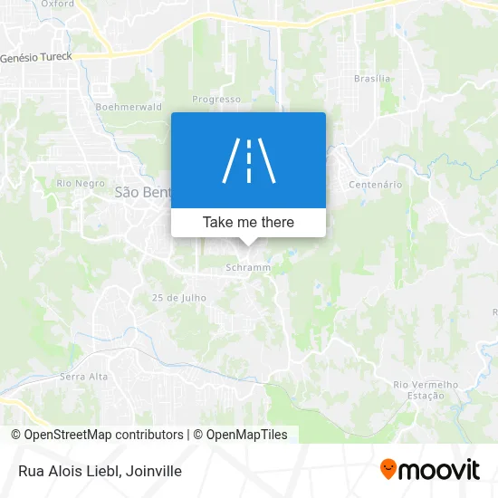 Rua Alois Liebl map