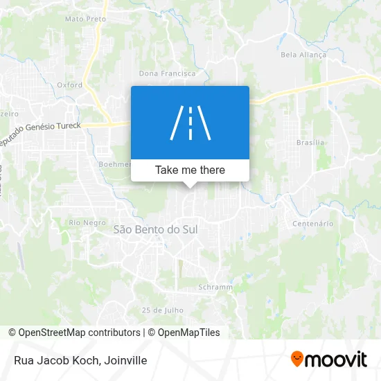 Rua Jacob Koch map