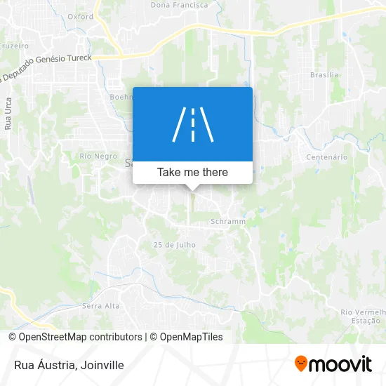 Rua Áustria map