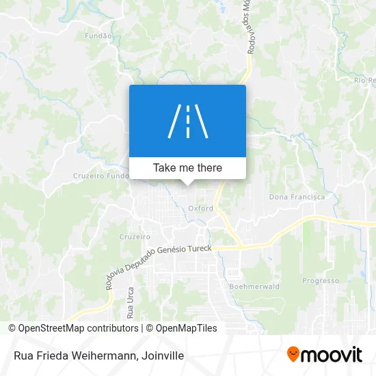Rua Frieda Weihermann map