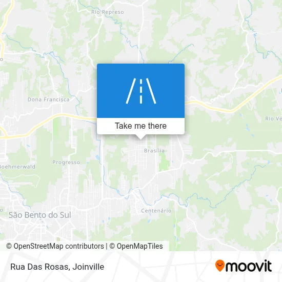 Rua Das Rosas map